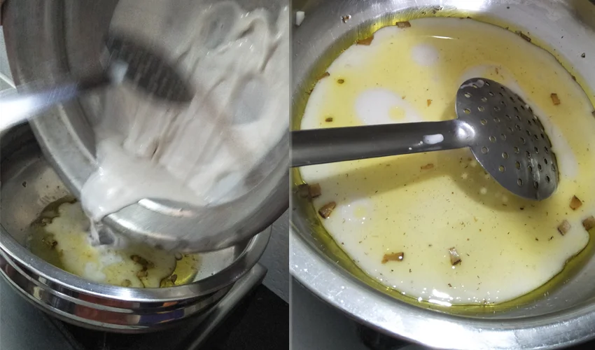 Arrowroot Halwa stage 2- Cooking Revived