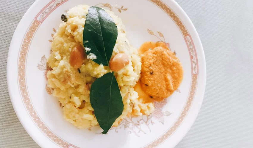Pongal with Chutney - Cooking Revived