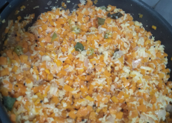 Carrot Thoran - Cooking Revived