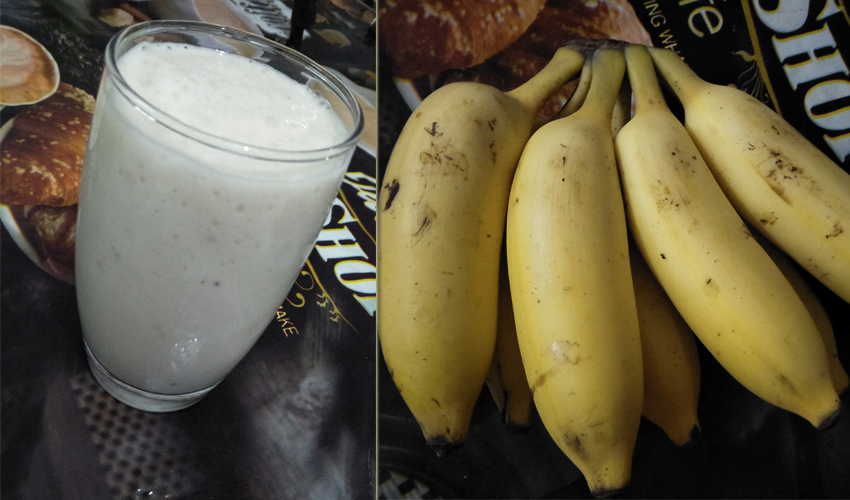 Banana Milkshake - Cooking Revived