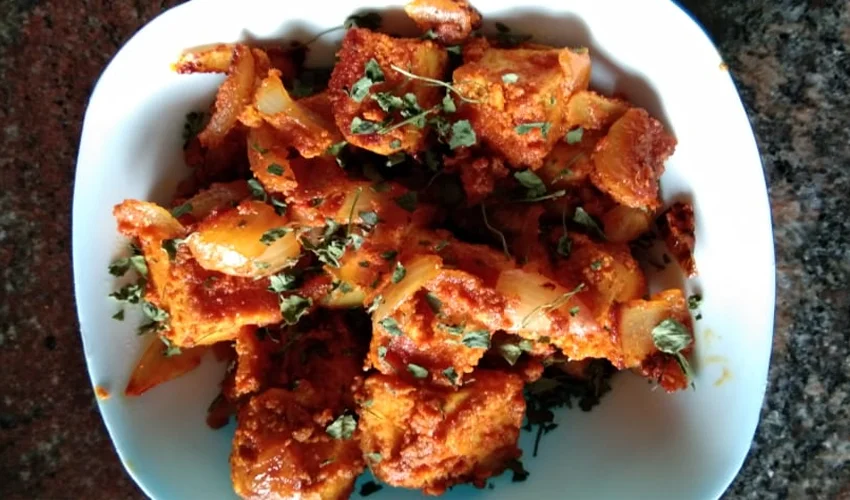 Tawa Grilled Egg White Cubes