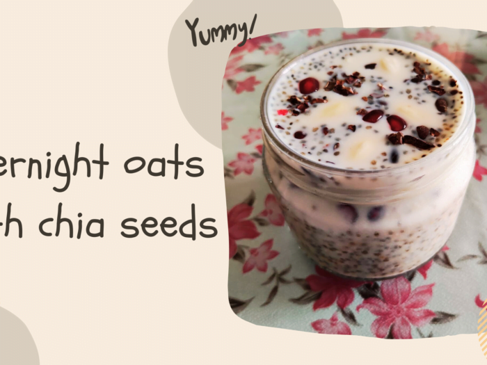 overnight oats with chia seeds